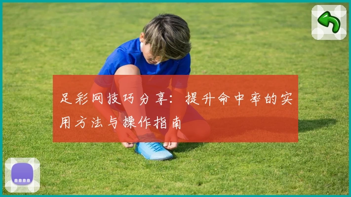 足彩网技巧分享：提升命中率的实用方法与操作指南